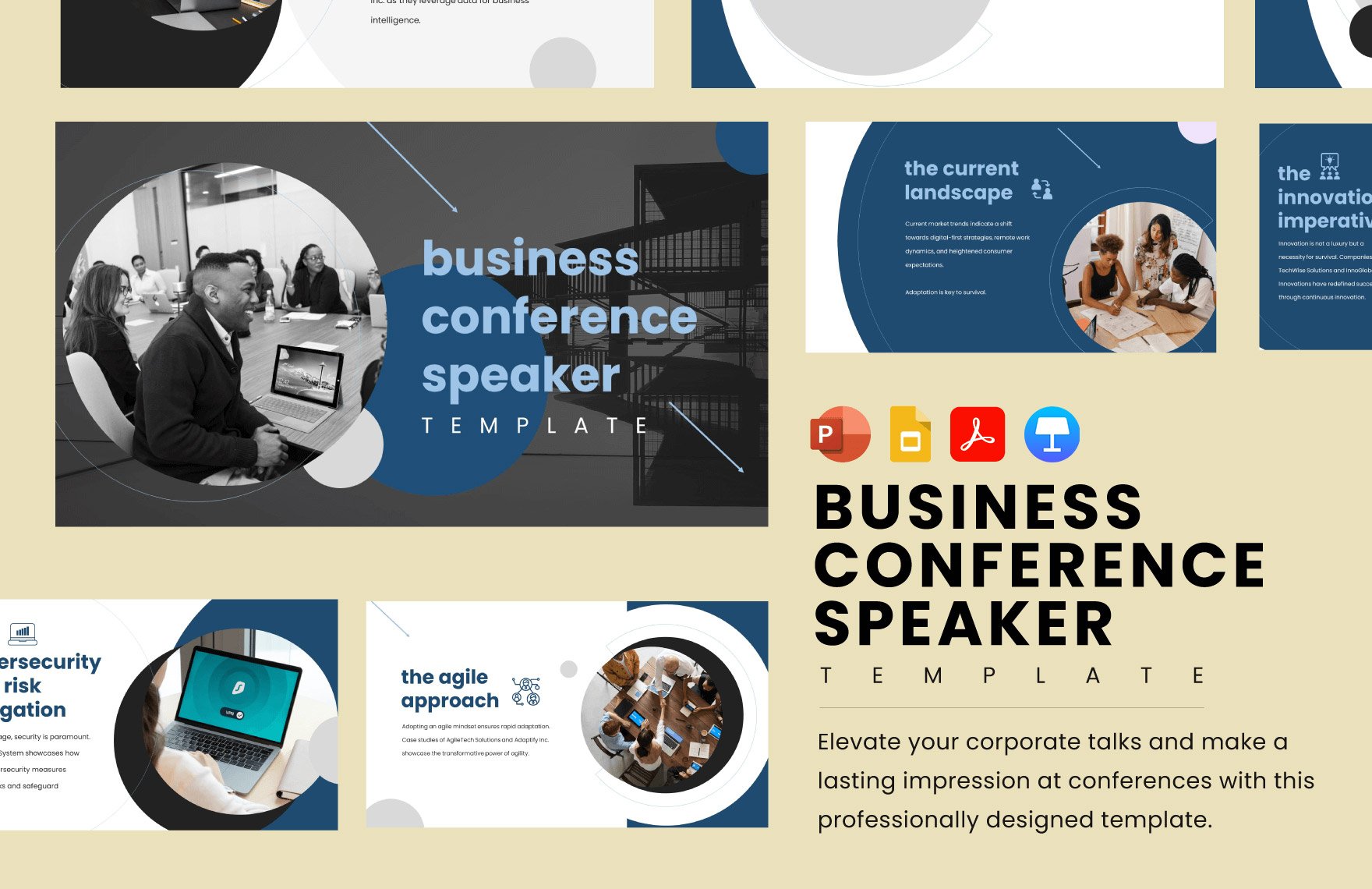 Business Conference Speaker Template