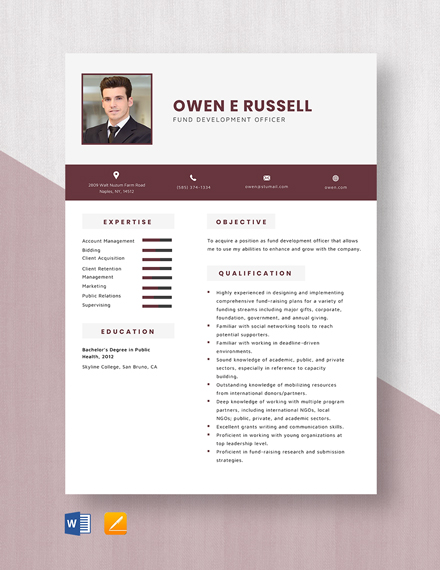 FREE Photo Resume Template - Download in Word, Google Docs, PDF ...