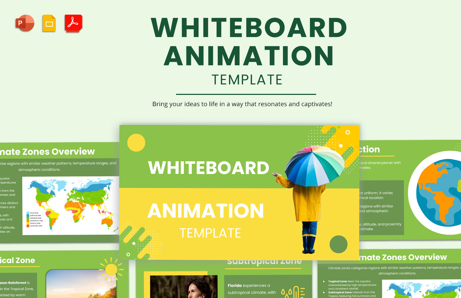 Whiteboard Animation Template in PDF, PowerPoint, Google Slides