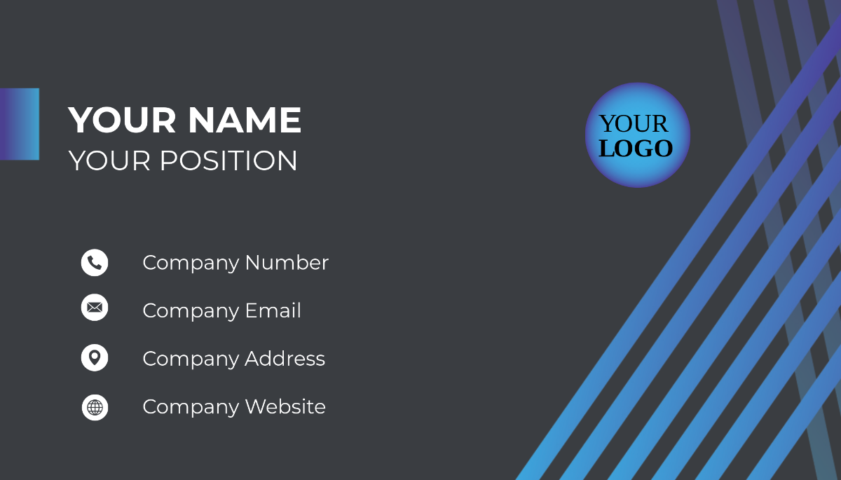 Free Safety Data Analyst Business Card Template to Edit Online