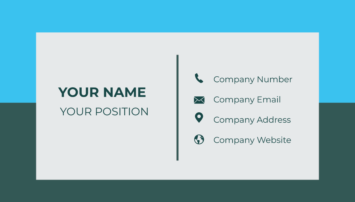 Client Relations Officer Business Card Template