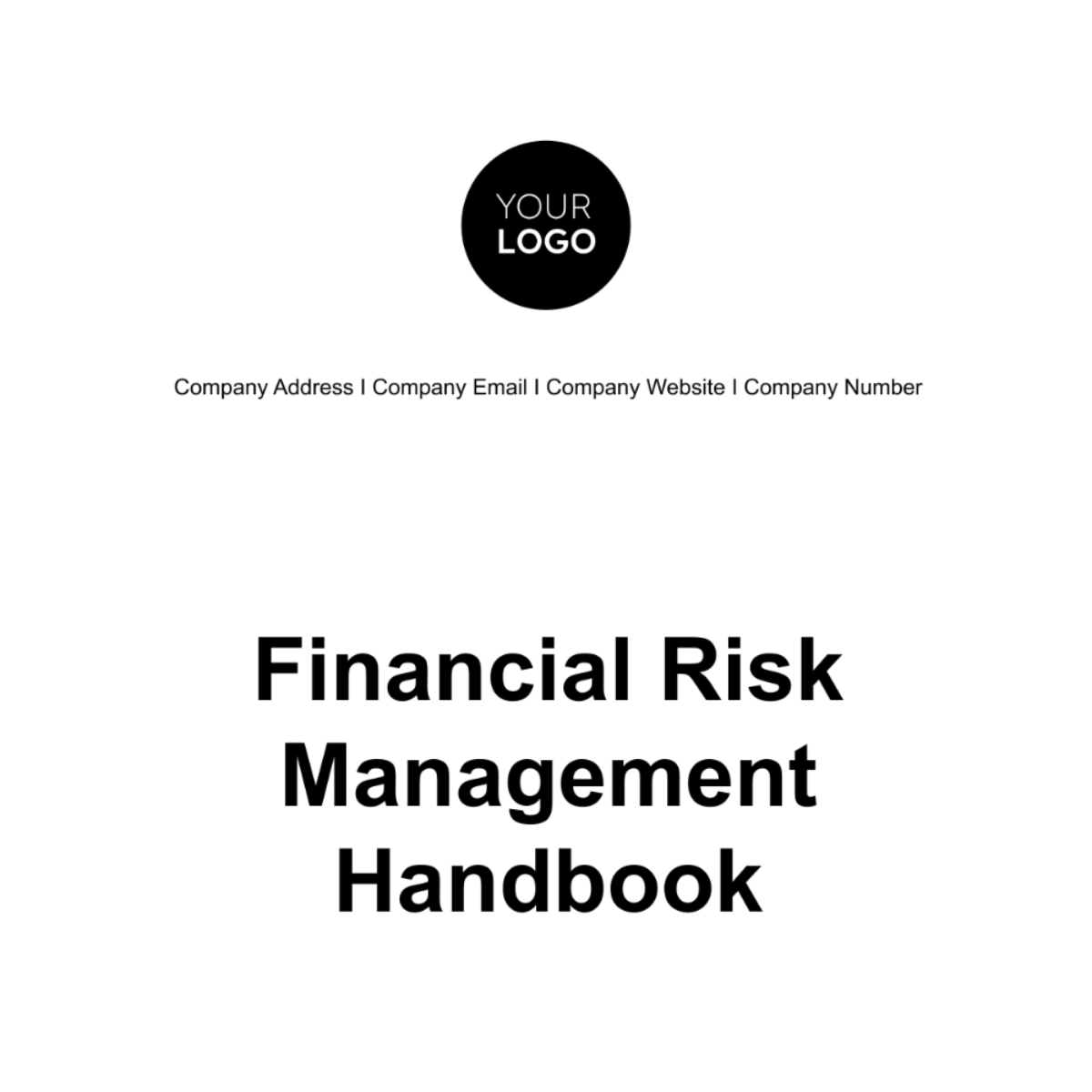 Financial Risk Management Handbook Template