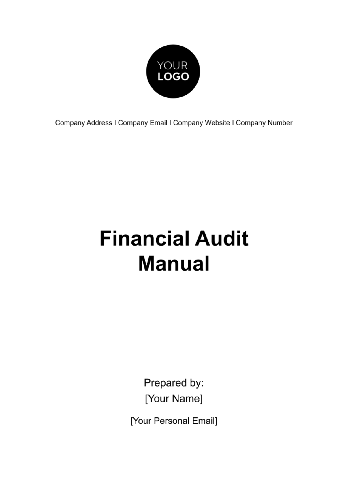 Financial Audit Manual Template - Edit Online & Download