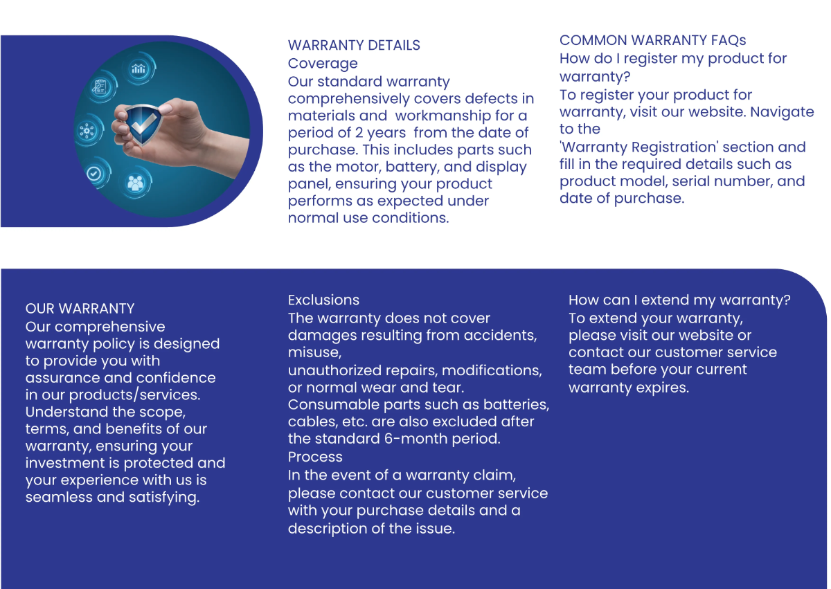 Free Warranty and Support Pamphlet Template to Edit Online