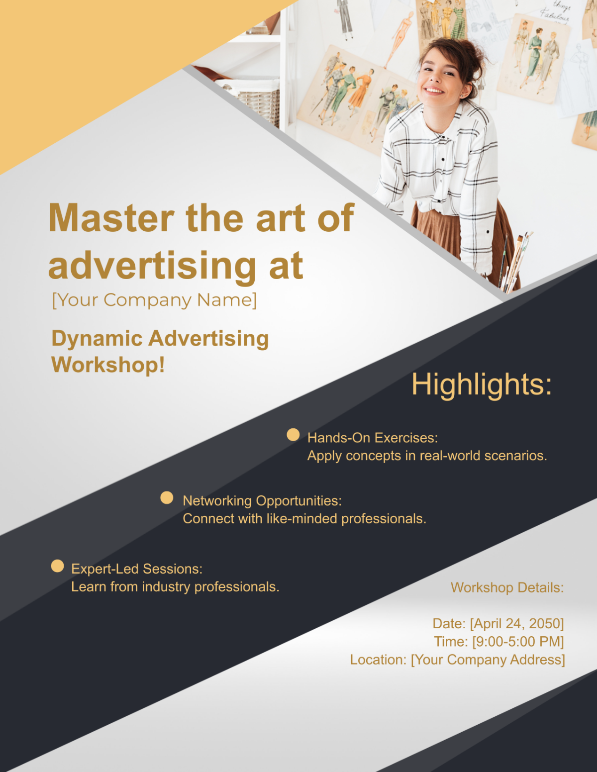 Free Advertising Flyer Templates Editable And Printable