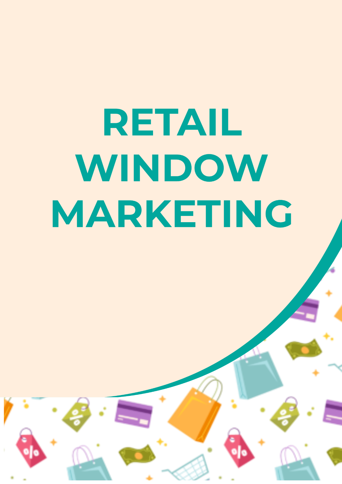 Retail Window Marketing Sign
