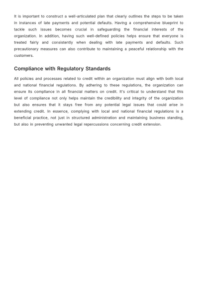 Free Finance Credit Control Plan Template to Edit Online
