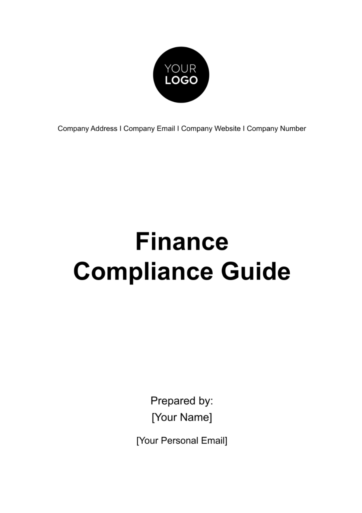 Financial Compliance Guide Template