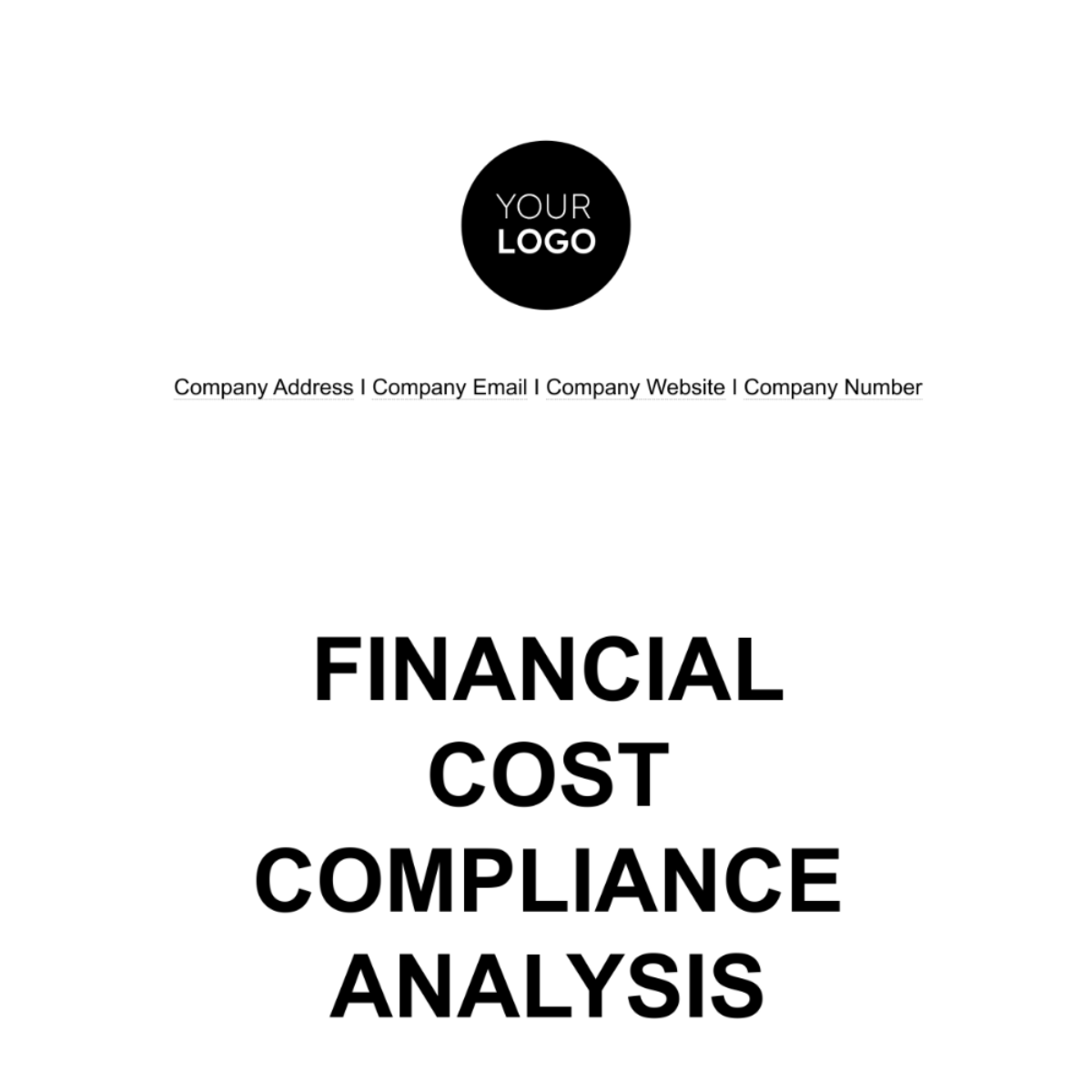 Financial Cost Compliance Analysis Template - Edit Online & Download ...