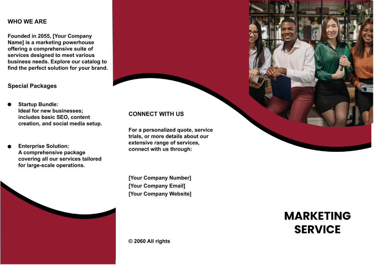 Marketing Service Pamphlet