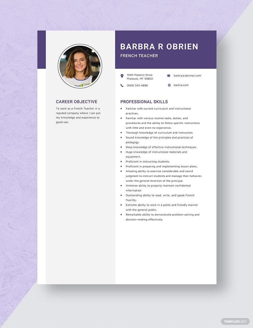 free-french-teacher-resume-download-in-word-apple-pages-template