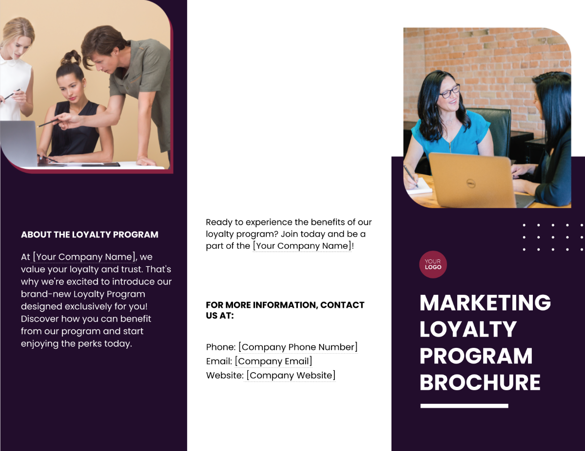 Marketing Loyalty Program Brochure