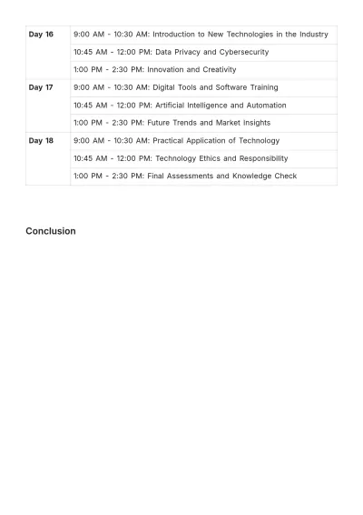 Free Employee Training Schedule HR Template to Edit Online