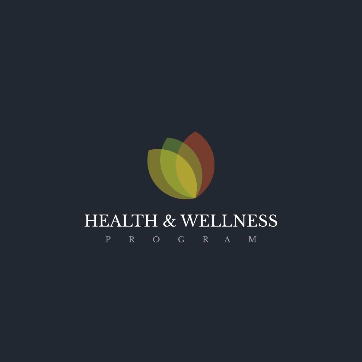 Health and Wellness Program Logo Template
