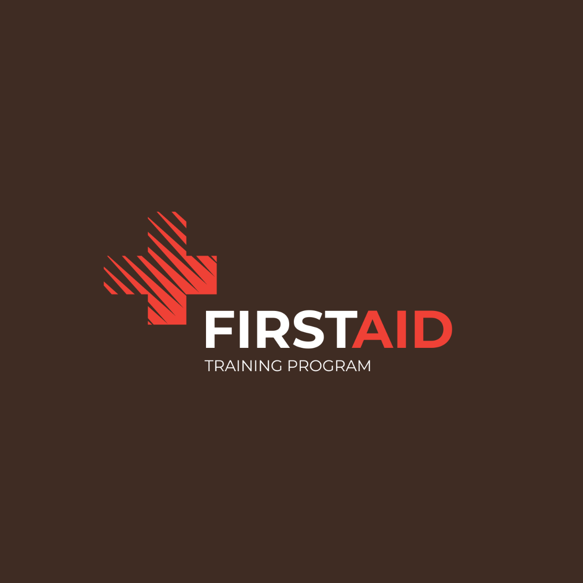 First Aid Training Program Logo Template