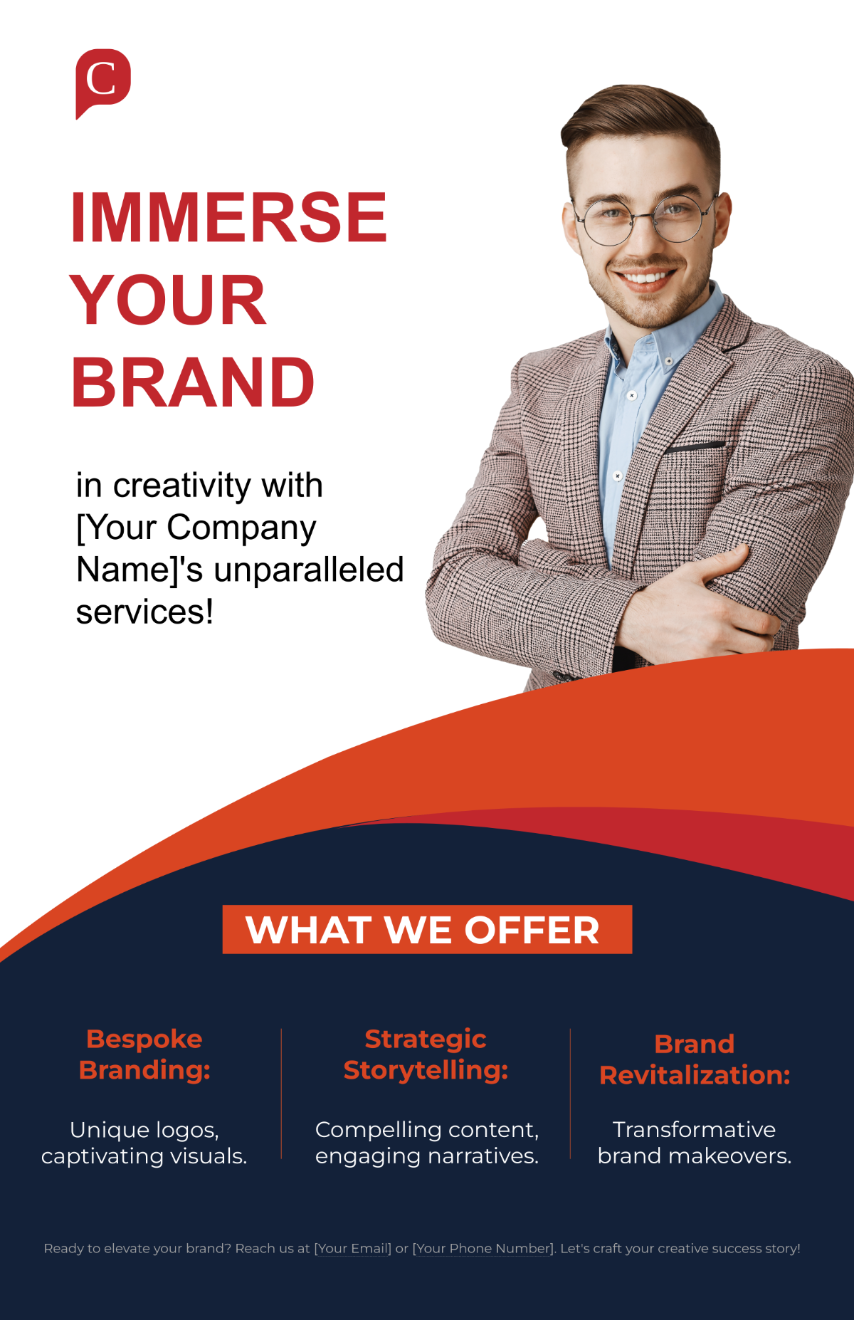 Creative Agency Services Poster Template