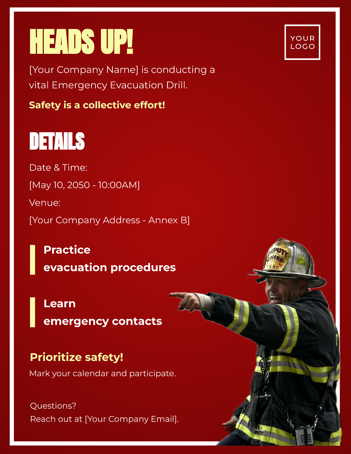 Free Evacuation Templates To Edit Online