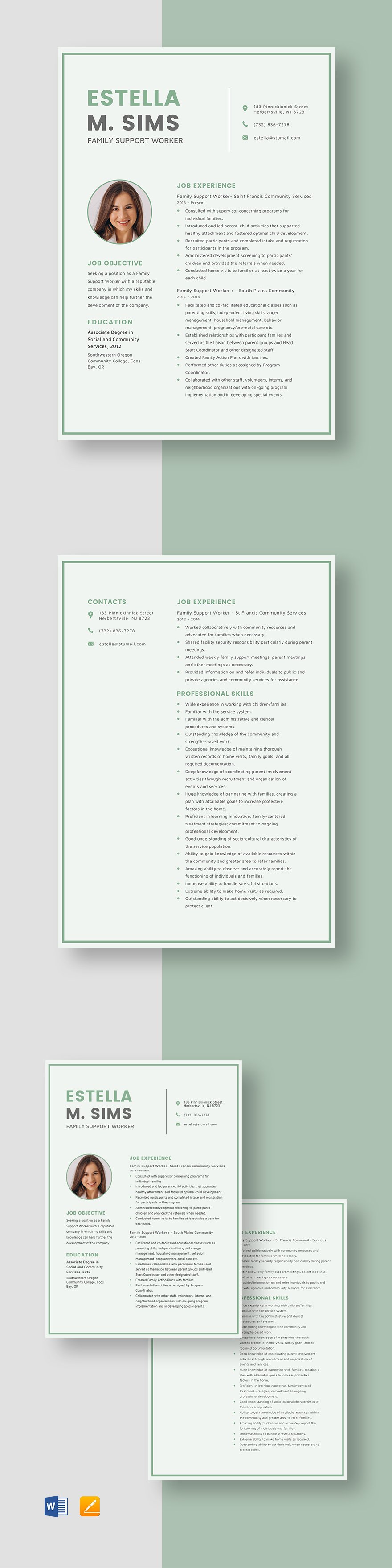 Worker Resume in Word - Templates, Designs, Docs, Free Downloads ...