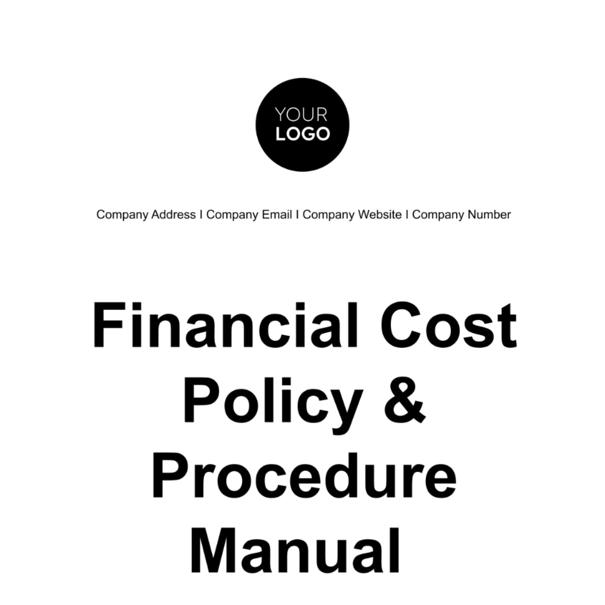 financial-cost-policy-procedure-manual-template-edit-online