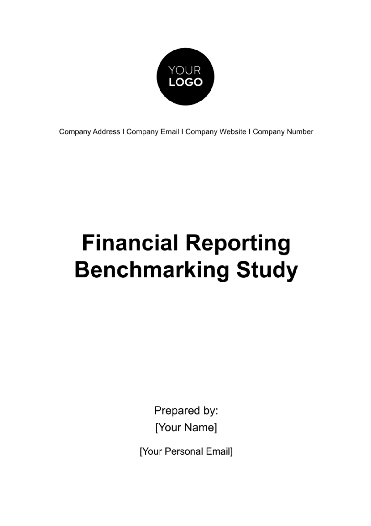 Free Financial Reporting Benchmarking Study Template