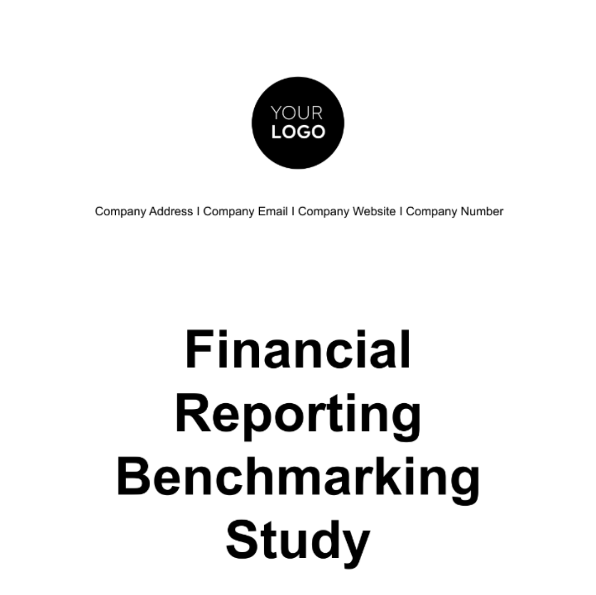 Financial Reporting Benchmarking Study Template - Edit Online ...