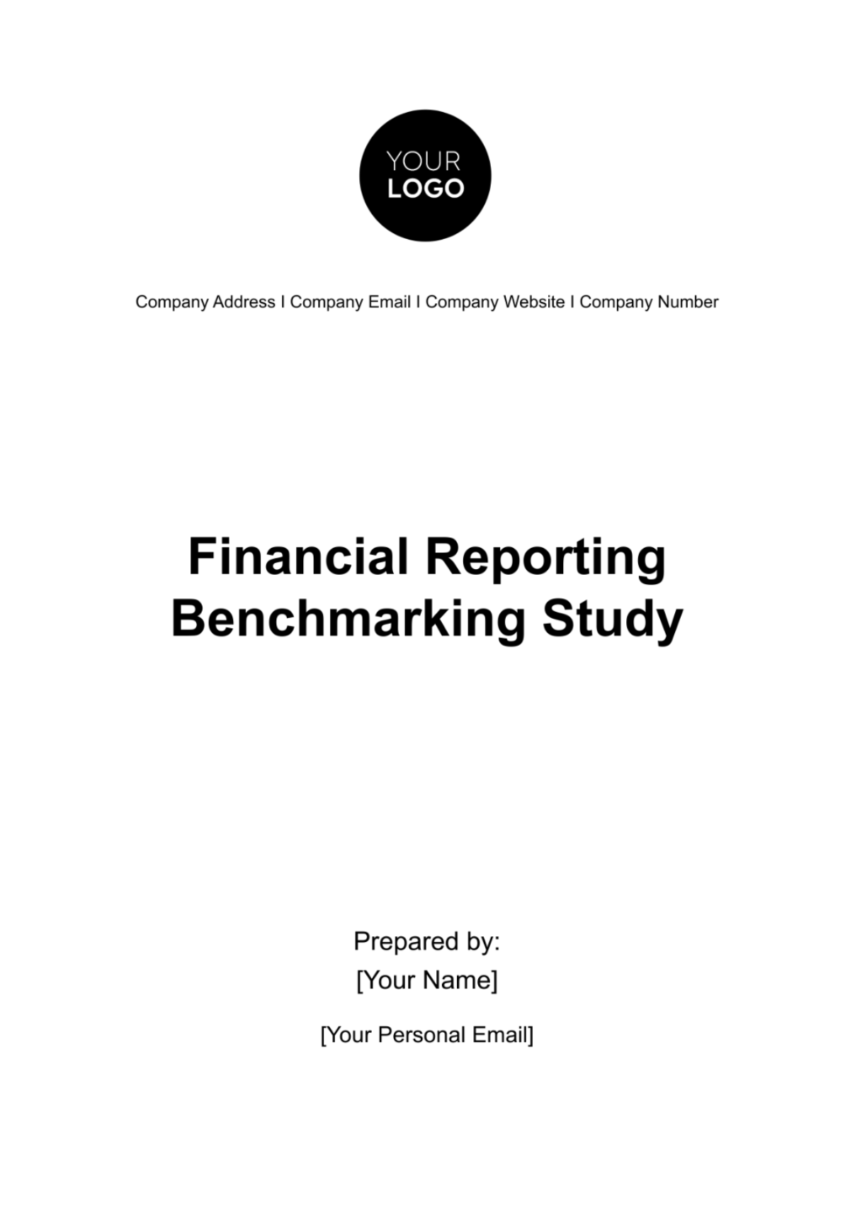 Financial Reporting Benchmarking Study Template - Edit Online & Download