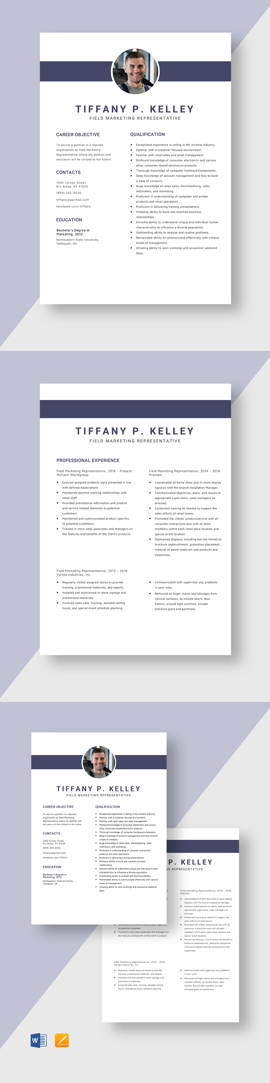 field-marketing-representative-resume-template-word-apple-pages