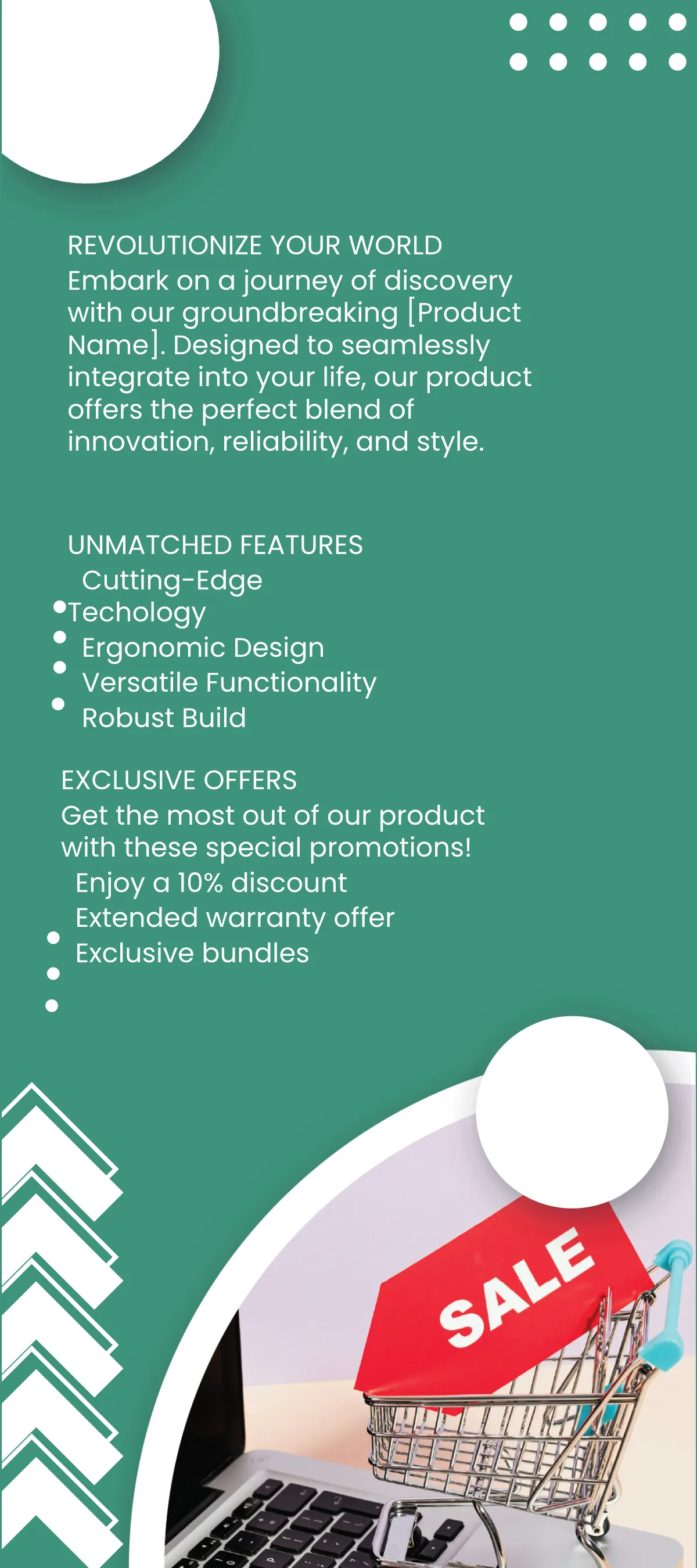 Free General Product Introduction Rack Card Template to Edit Online