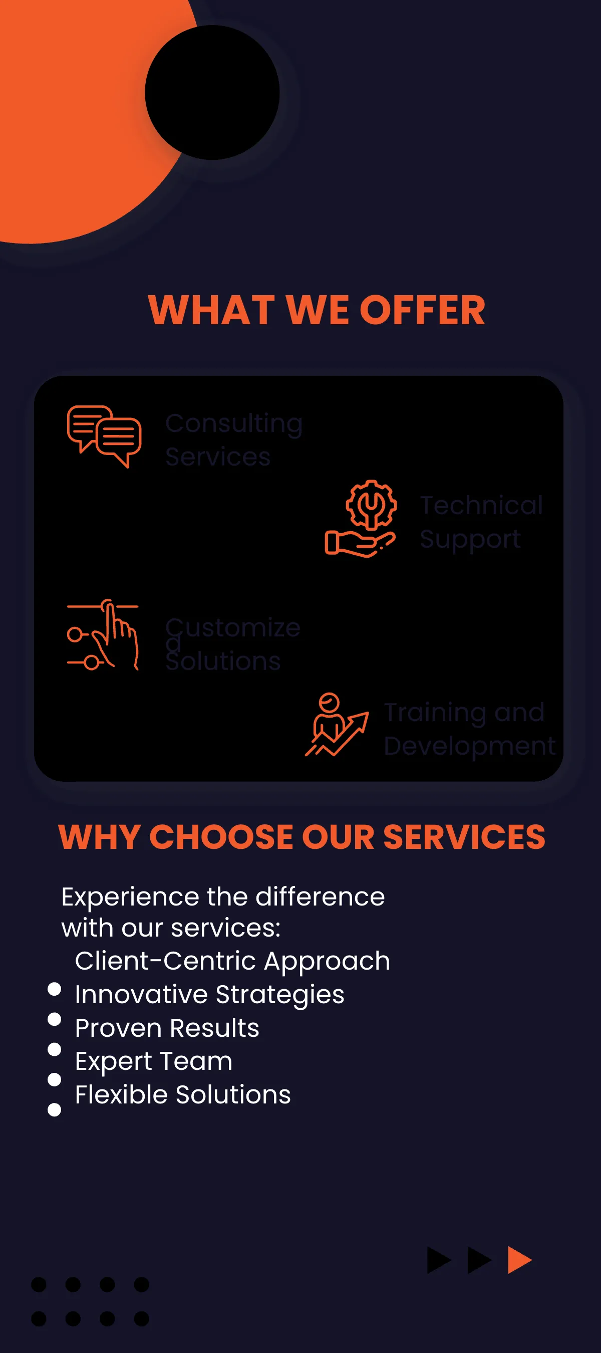 Free Service Portfolio Rack Card Template to Edit Online