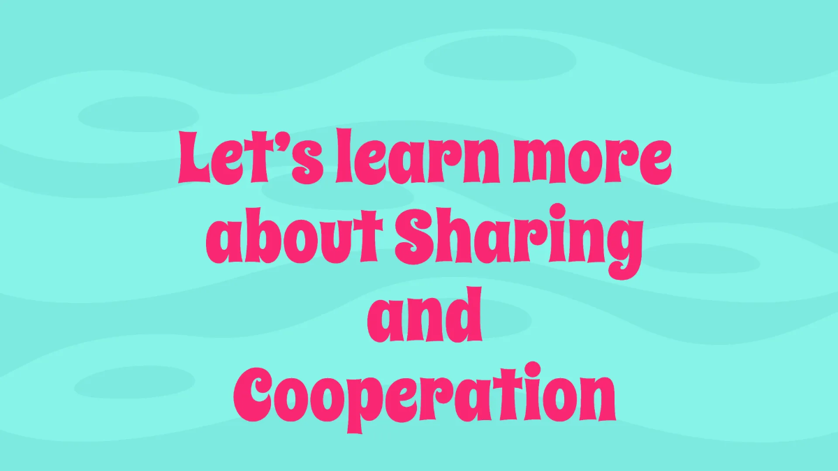 Free Sharing and Cooperation Template to Edit Online