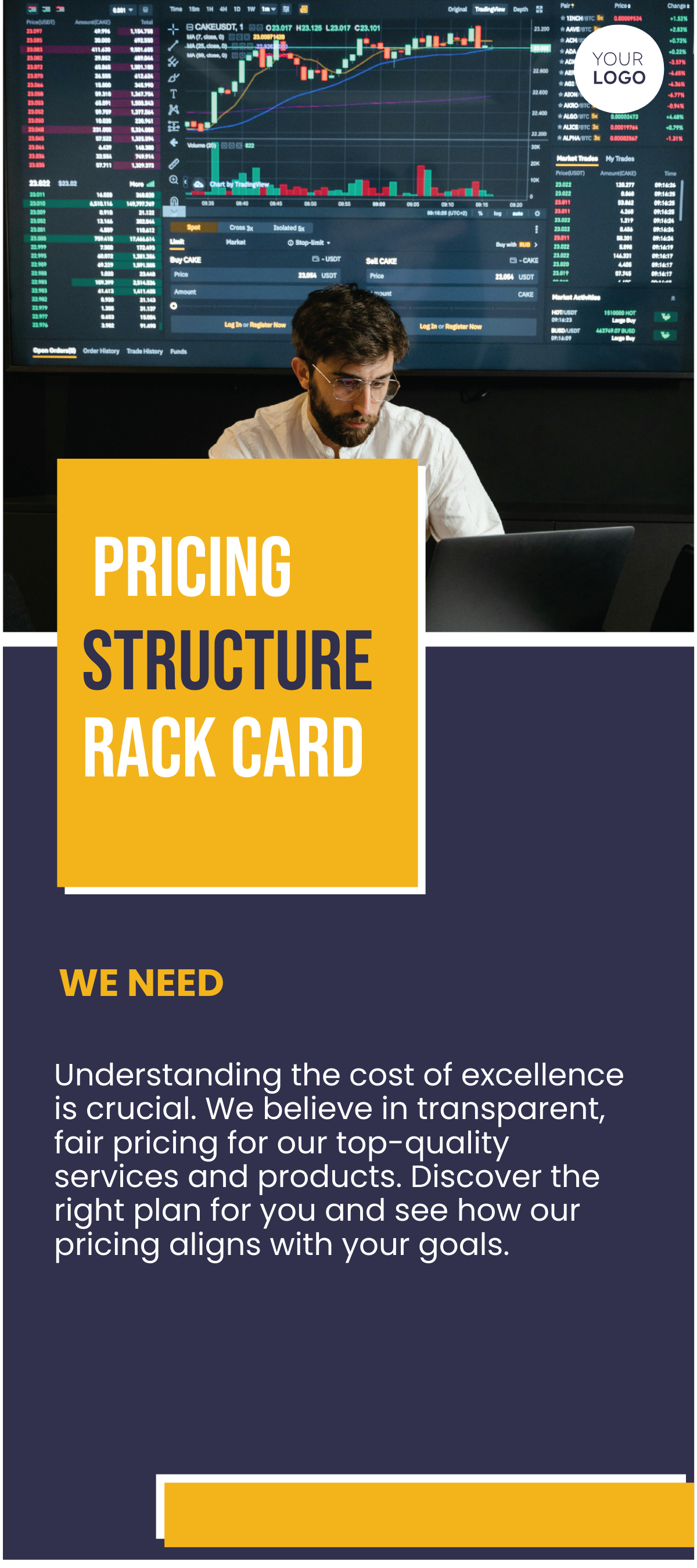 Pricing Structure Rack Card Template