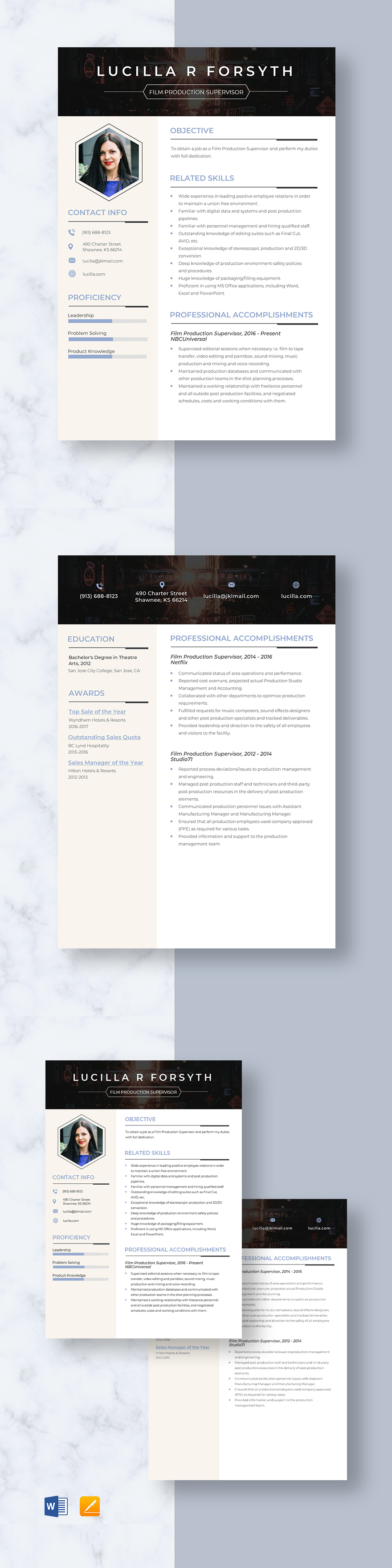 free-film-production-supervisor-resume-template-word-apple-pages