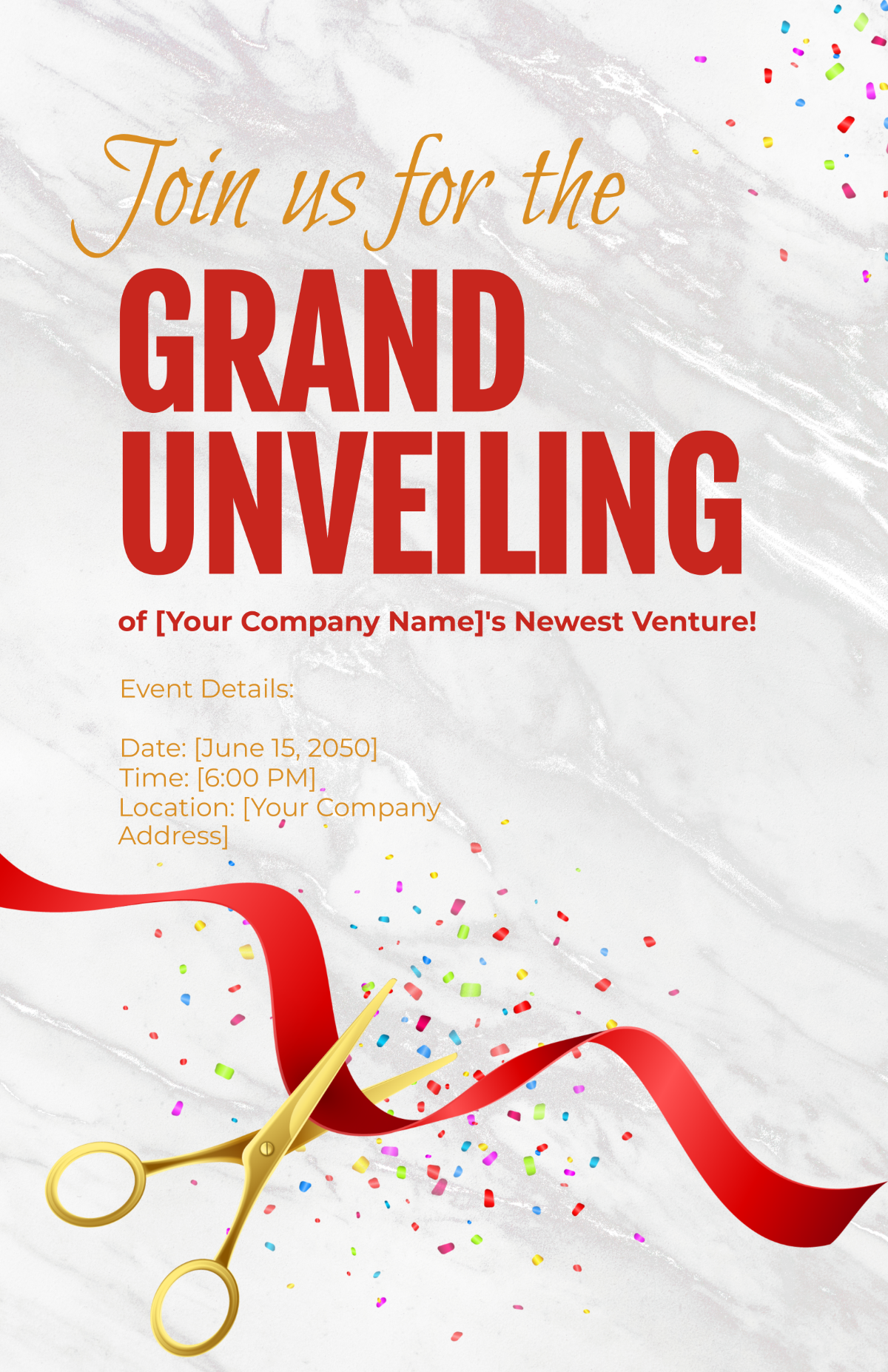 Grand Opening Event Poster