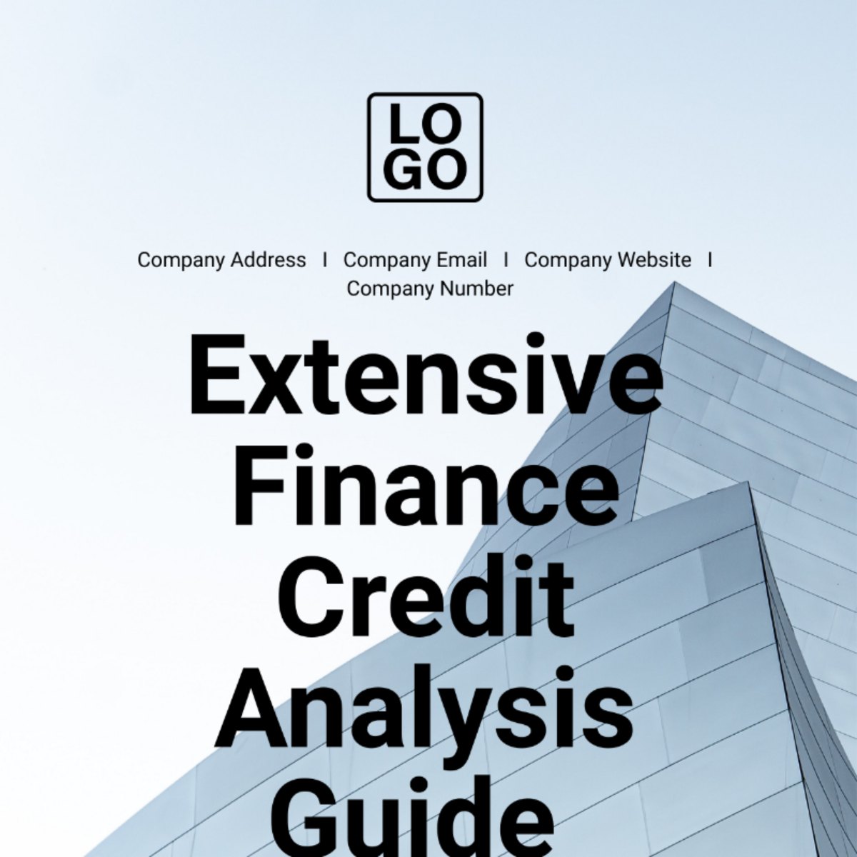 Extensive Finance Credit Analysis Guide Template