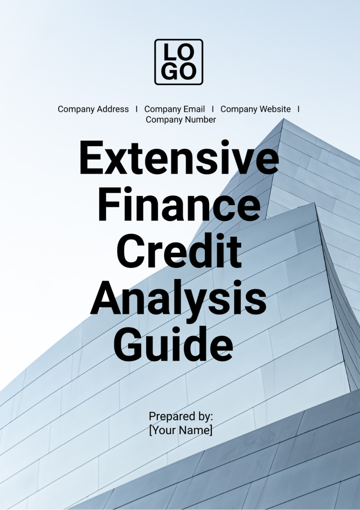 Extensive Finance Credit Analysis Guide Template