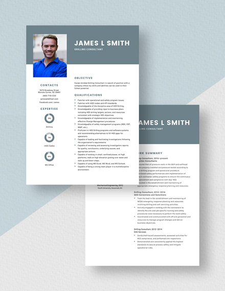 Drilling Consultant Resume Download