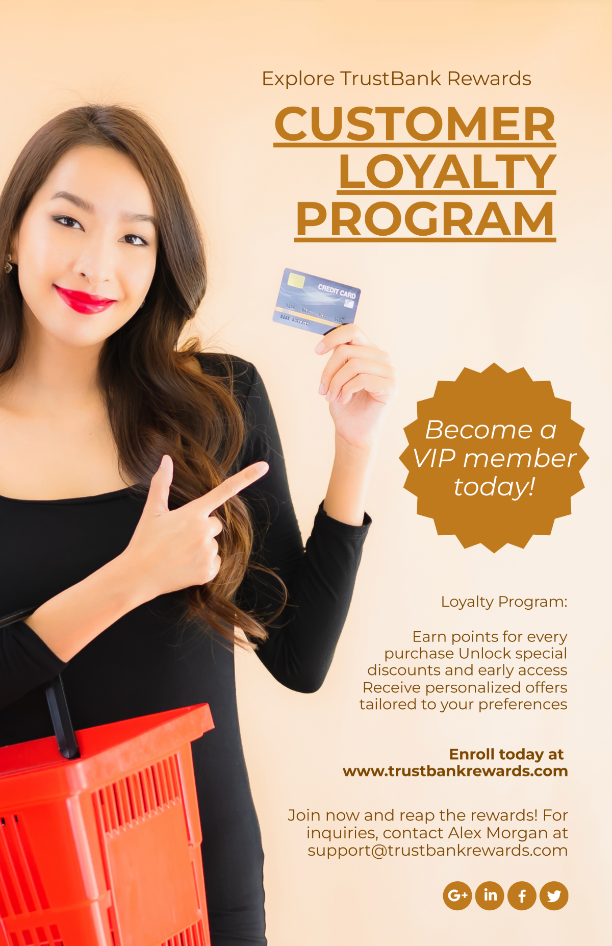 Customer Loyalty Program Poster Template - Edit Online & Download