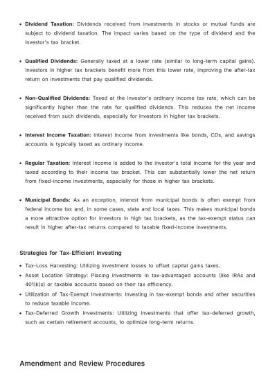 Free Financial Investment Protocol Template to Edit Online