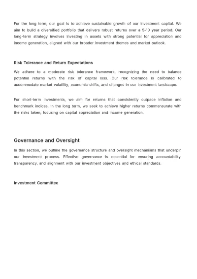 Free Financial Investment Protocol Template to Edit Online