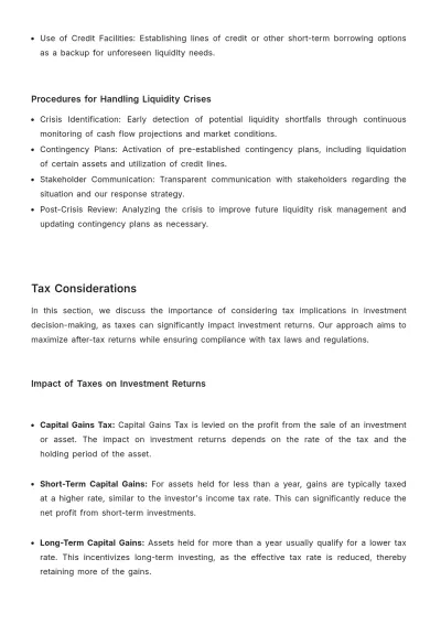Free Financial Investment Protocol Template to Edit Online