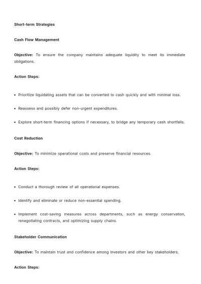 Free Financial Investment Crisis Management Protocol Template to Edit Online