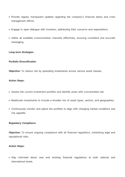 Free Financial Investment Crisis Management Protocol Template to Edit Online