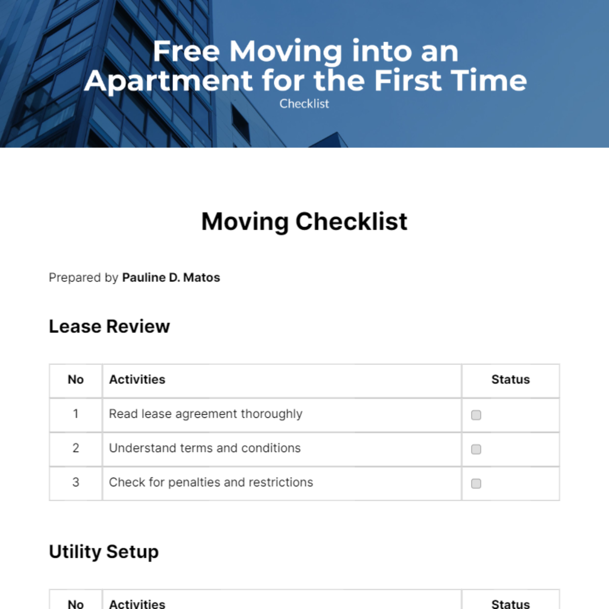 Page 2 FREE Checklist Templates Examples Edit Online Download   Untitled Edit Online 