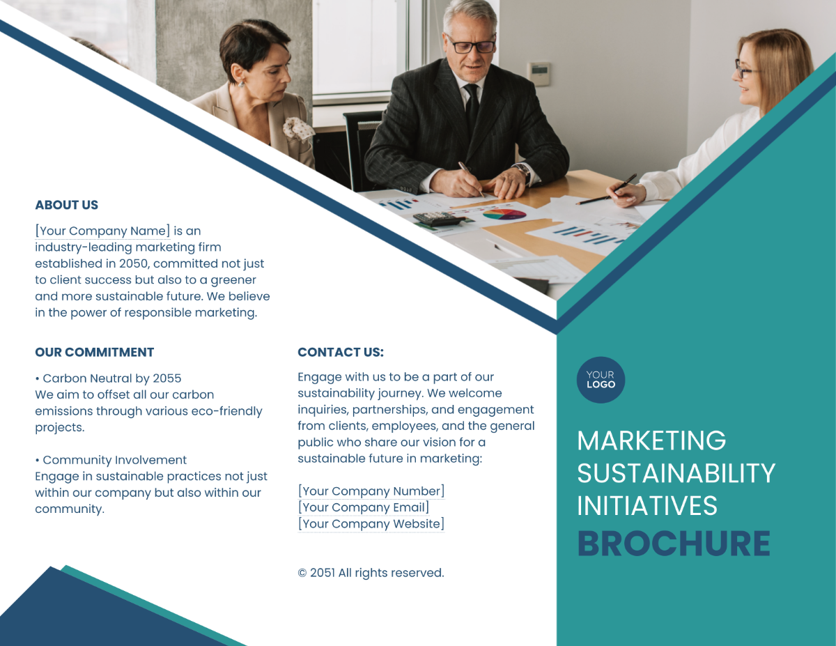Marketing Sustainability Initiatives Brochure