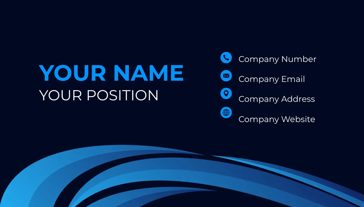 Free Occupational Health Specialist Business Card Template to Edit Online
