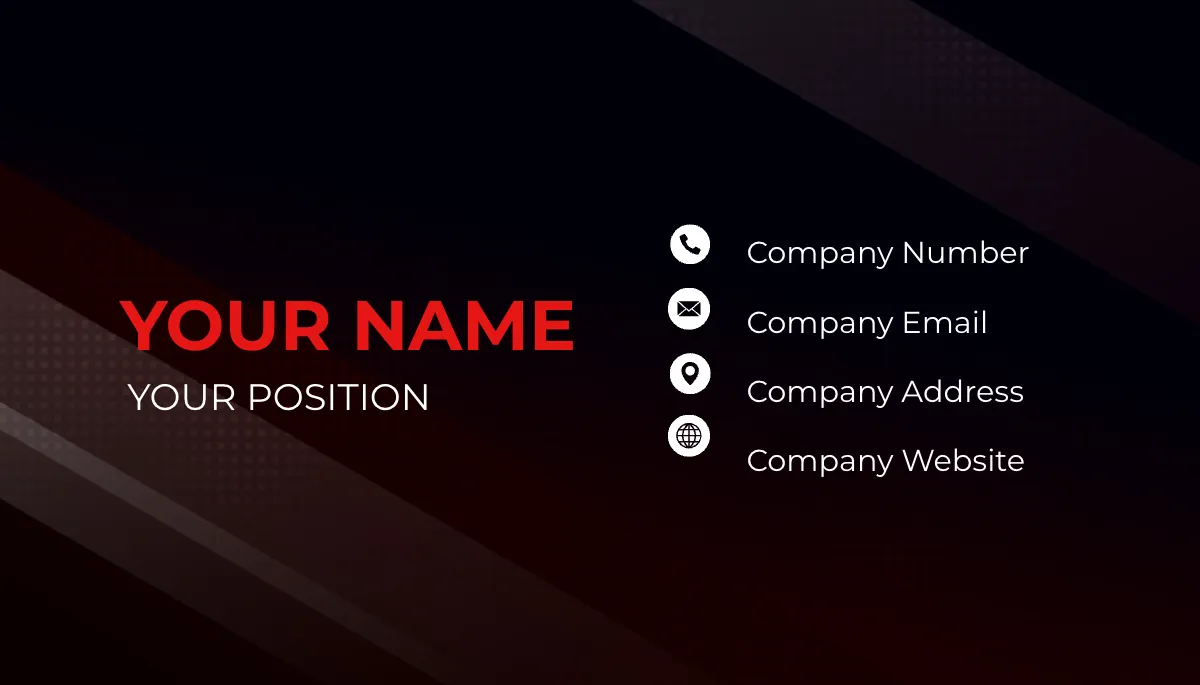 Free Safety Compliance Officer Business Card Template to Edit Online