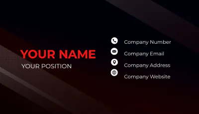Free Safety Compliance Officer Business Card Template to Edit Online