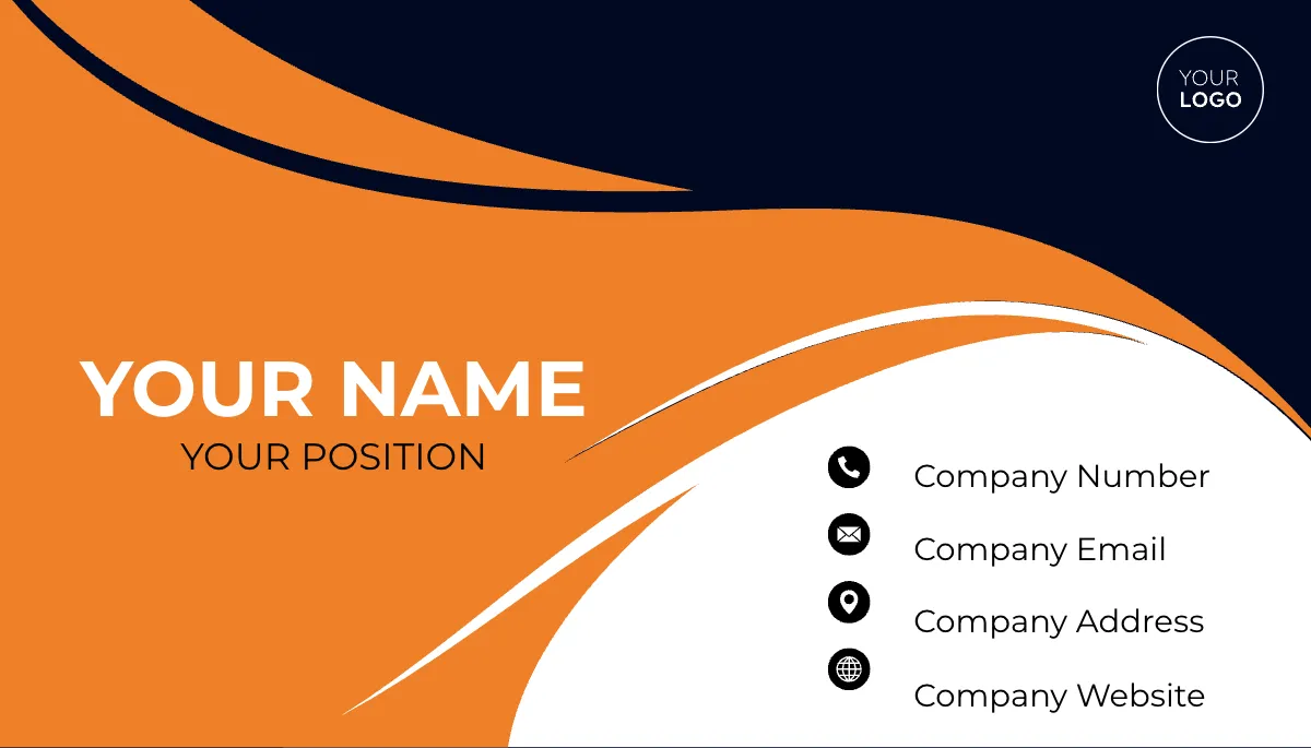 Free Risk Management Coordinator Business Card Template to Edit Online