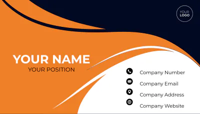 Free Risk Management Coordinator Business Card Template to Edit Online