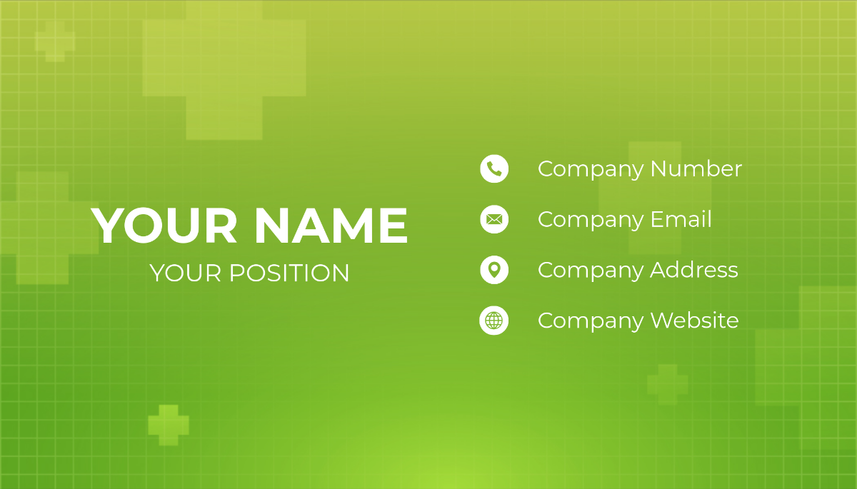 Free Ergonomics Consultant Business Card Template to Edit Online